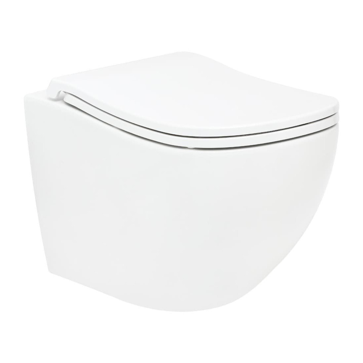Ergo WC suspendu sans bride Vortex et fixations invisibles + abattant SoftClose (SATERG1)