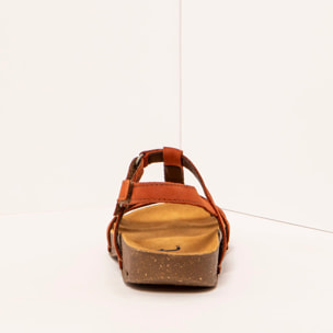 Sandalias 0946 NOBUCK DARK ORANGE/ I BREATHE color Dark orange