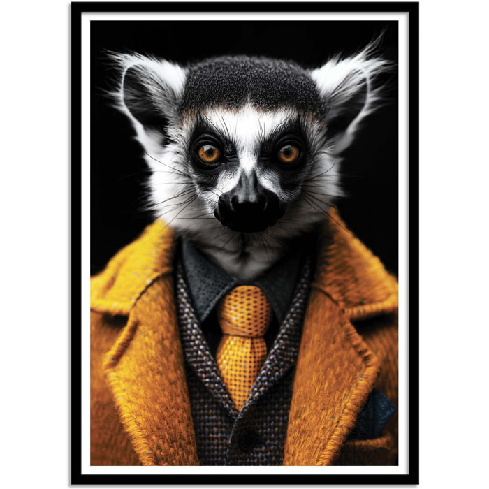 Affiche - Lemur Wild Suits - Philippe Hugonnard