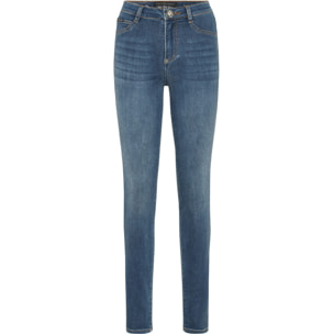PHILIPP PLEIN Jeggings de cintura alta LOGO