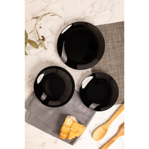 Juego de vajilla de 12pzs negro san ignacio