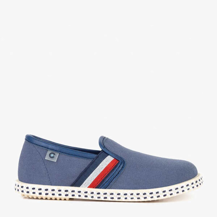 Zapatos de Niño Lona Azul