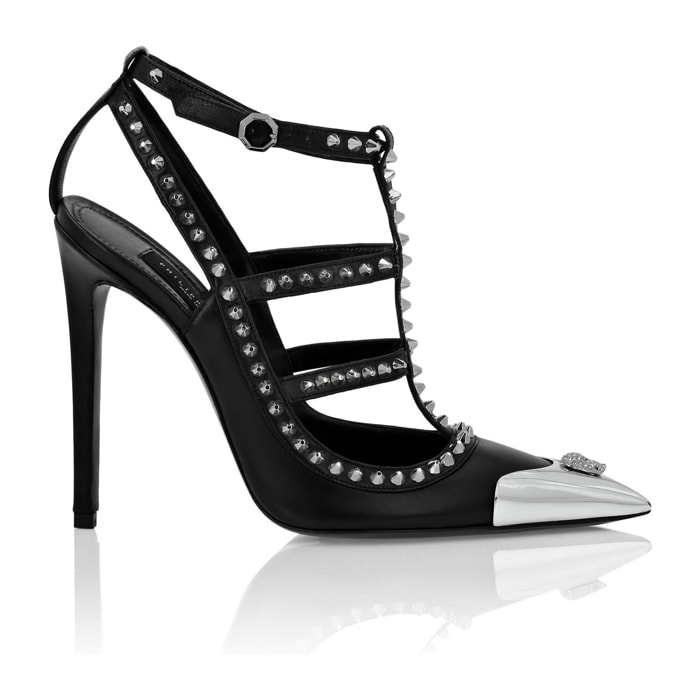 PHILIPP PLEIN Sandalias Tacones Altos SKULL