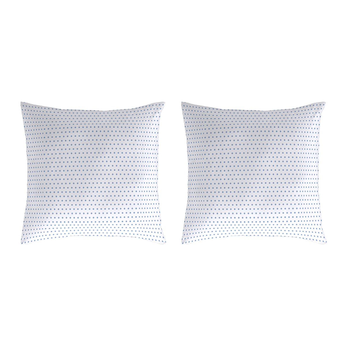2 Fundas de almohada El Caballo 50x50 cm CABRIOLA Azul - 100% algodón -