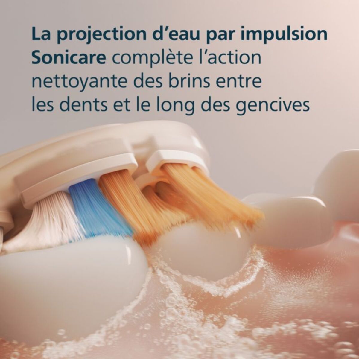 Brossette dentaire PHILIPS Sonicare lot de 2 - HX9092/87 white Premium All-in-One A3