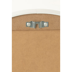 J-Line miroir Rond - verre/métal - blanc - small - Ø 40 cm