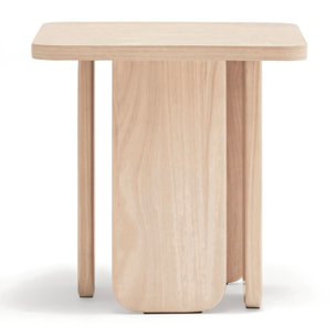 Mesa auxiliar Arq en natural claro