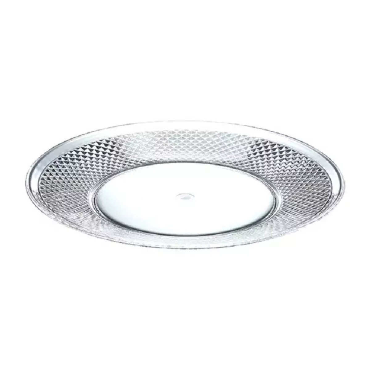 Lot de 6 ASSIETTE PLATE ACRYLIQUE DIAMANT