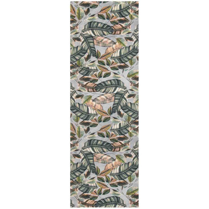 Tappeto EMOZIONI FORESTA moderno natura foglie alberi jungle lavabile antiscivolo passatoia multiuso bagno cucina ingresso