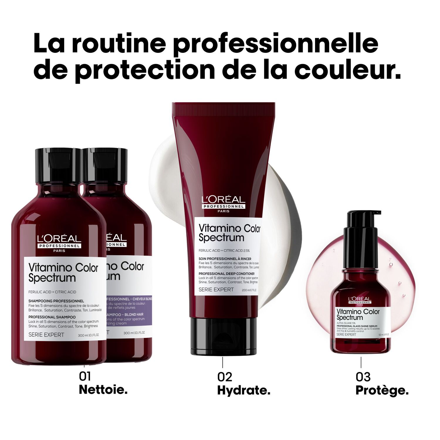 Vitamino Color Spectrum - Shampooing Neutralisant Violet 300 ml