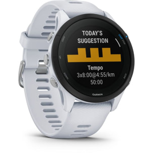 Montre sport GARMIN Forerunner 255 Music Whiitestone