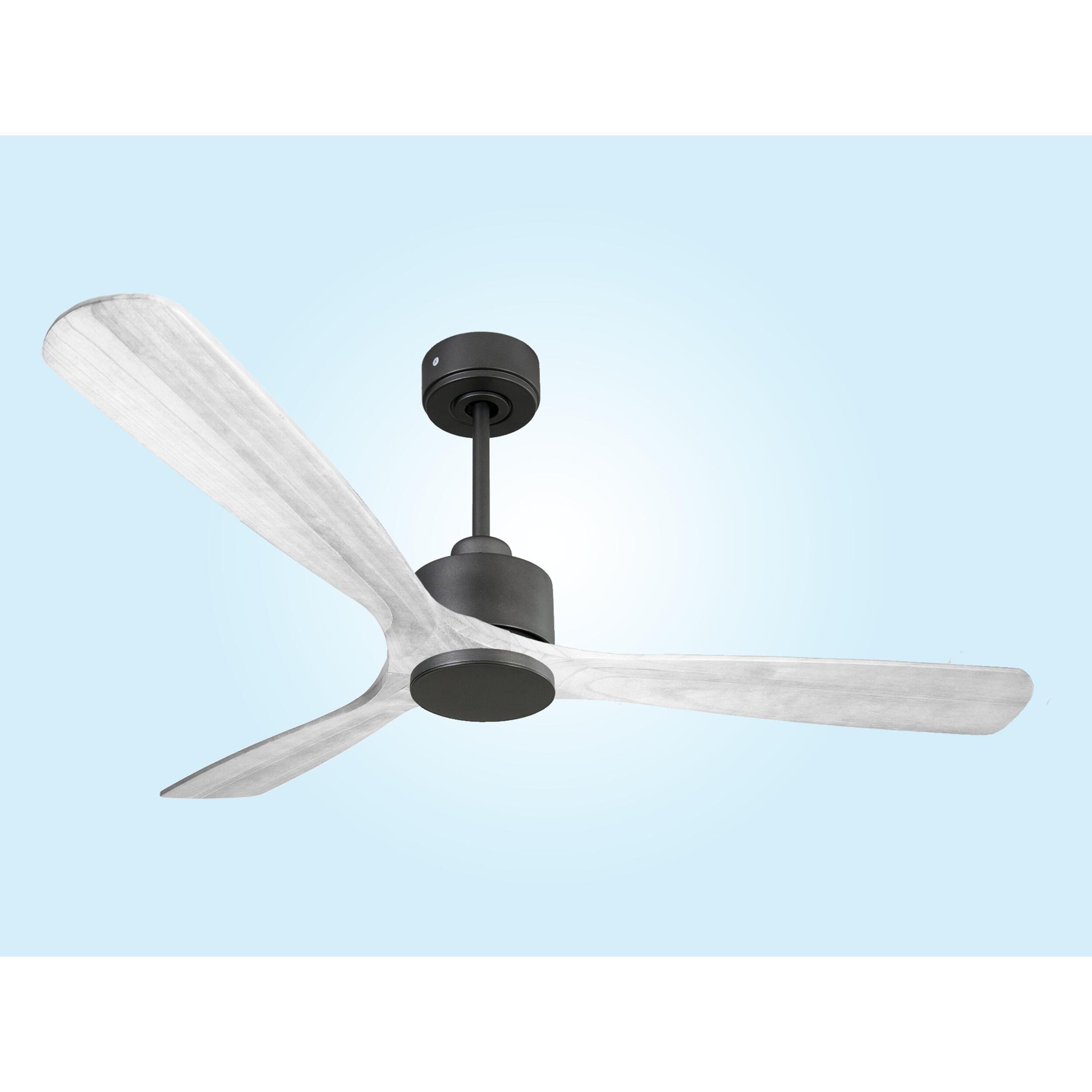 Ventilador de techo Reversible Termostato Wifi Motor DC Techos Inclinados Mando a Distancia Hypersilence Memoria MadeiraD166C0365211 PURLINE