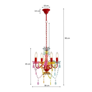 Lustre Starlight 4 bras Kare Design