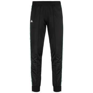 Kappa - Pantalones Hombre Negro - 222 BANDA RASTORIAI SLIM