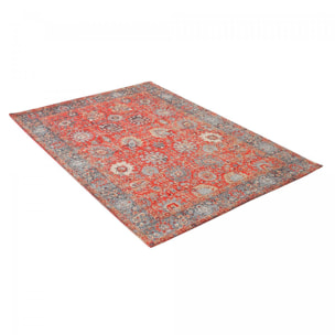 Tapis Orient 160x230 NOMEDI Rouge , tapis en coton