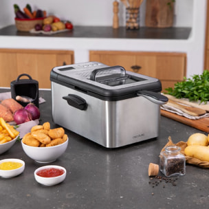 Cecotec Friteuse avec huile Cleanfry Luxury 3000