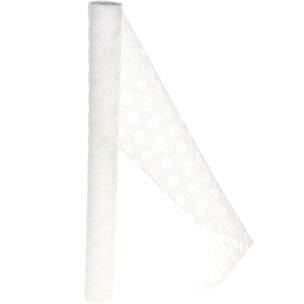 Bubble Mesh 50 X 5 Mt - Pezzi 6 - 500X50X0,1cm - Colore: Bianco - Bianchi Dino - Decorazioni Varie