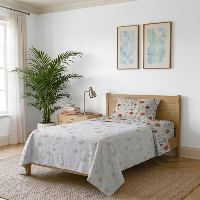 COMPLETO LETTO SINGOLO KARMA - 100% Microfibra