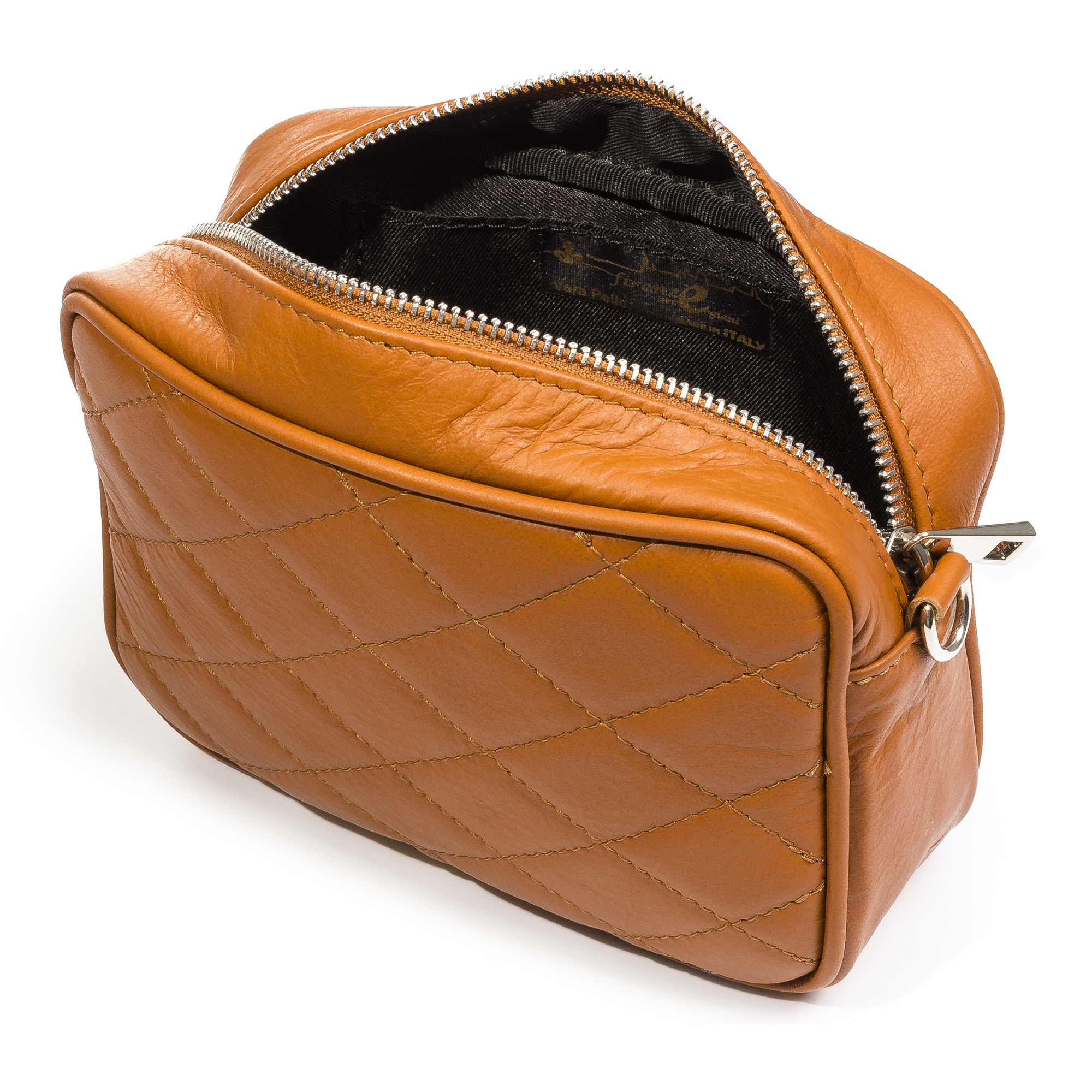 Serafina Riñonera de moda Unisex.Piel auténtica Sauvage Acolchado