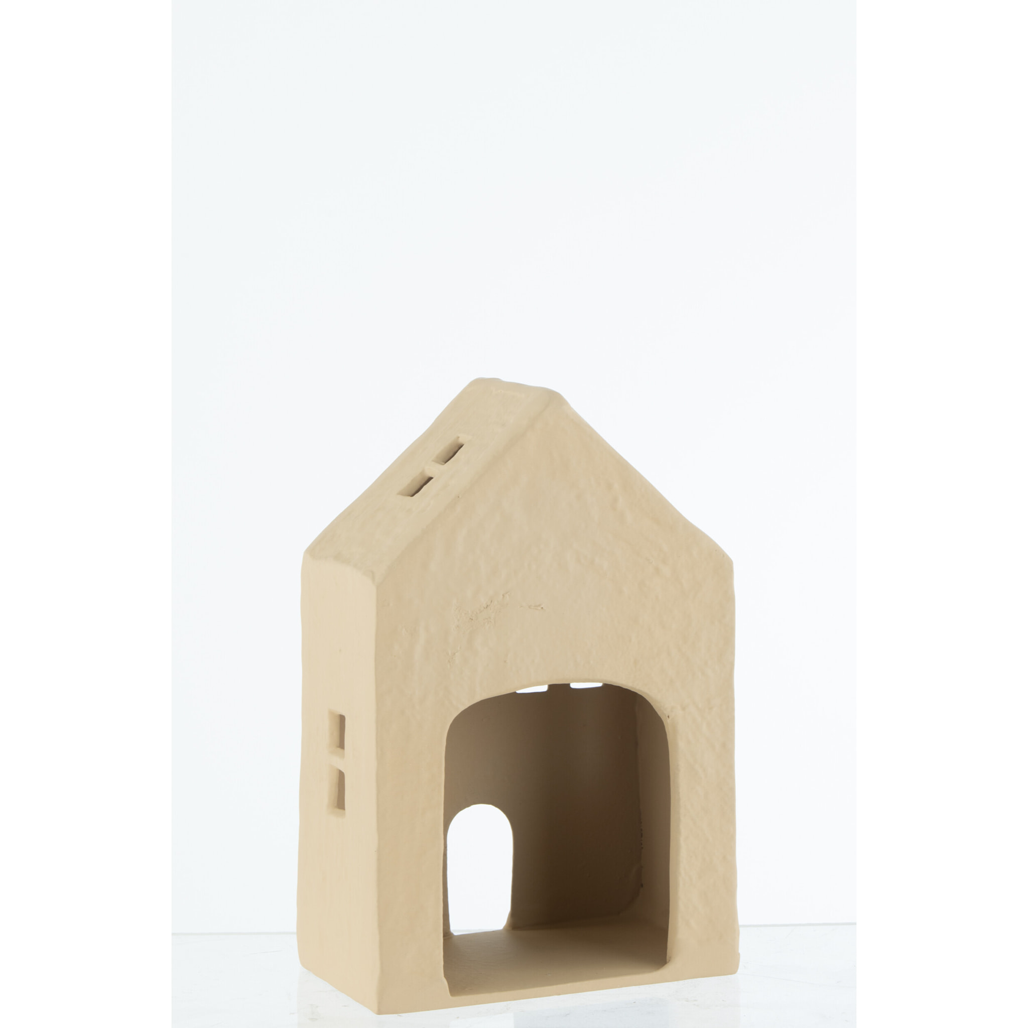 J-Line bougeoir Maison Agra - aluminium - blanc
