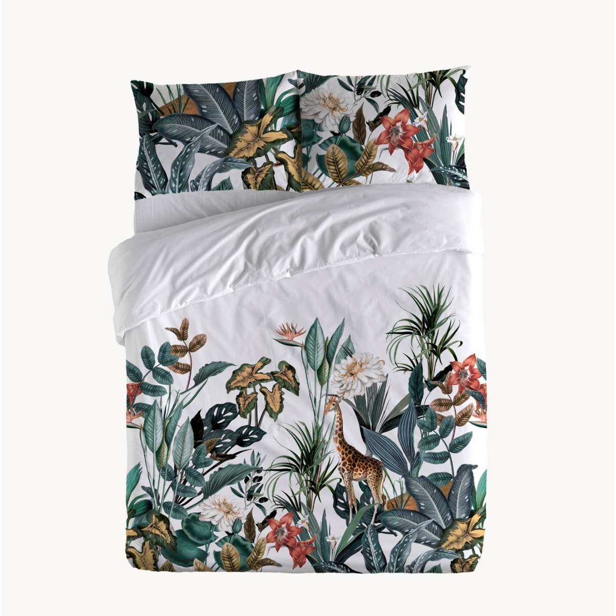 Housse de couette WILD LIFE BLANC