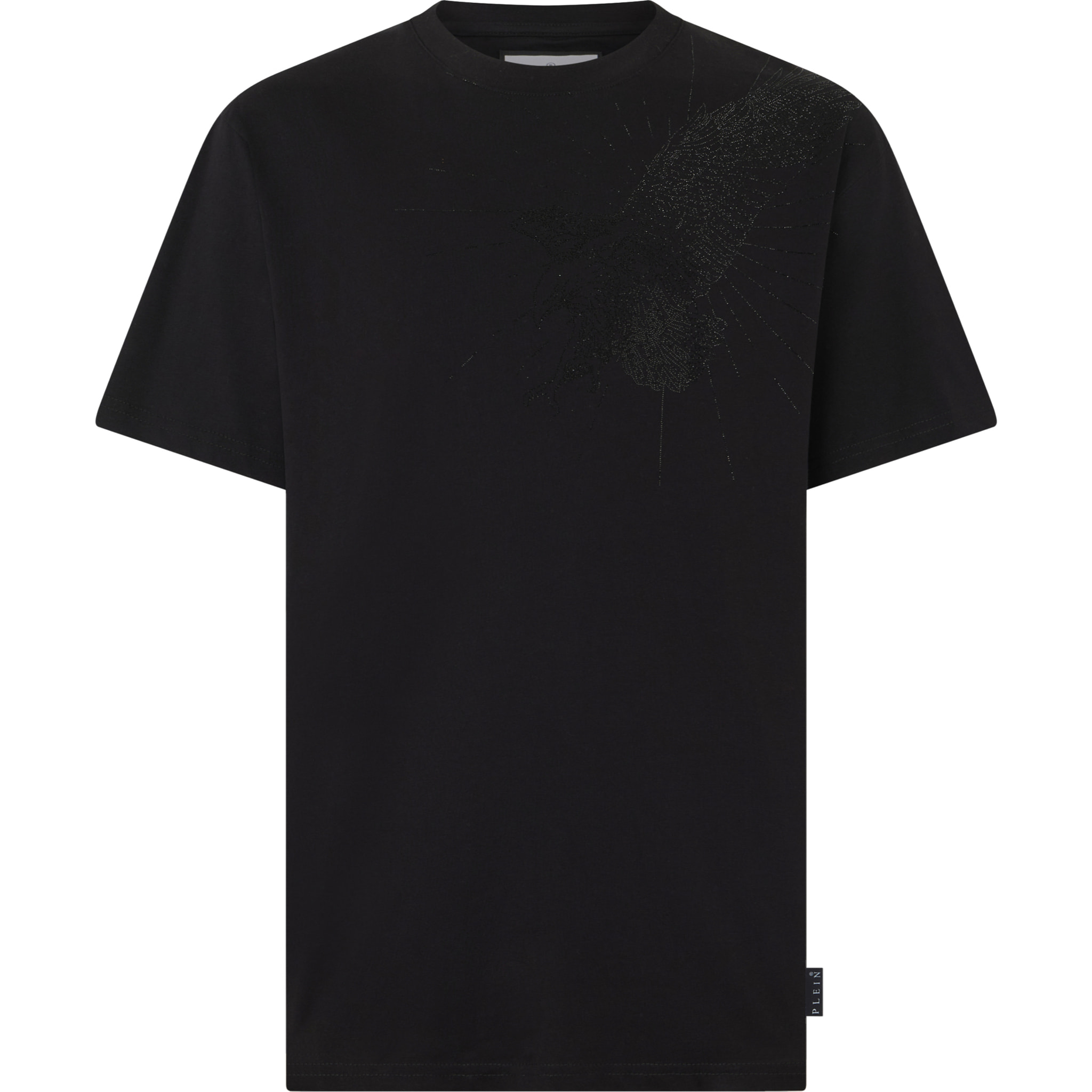 PHILIPP PLEIN Round Neck T-Shirt Eagle Stones