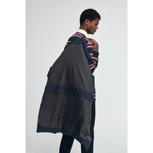 Abrigo de plumas Valberg azul marino con logo Polo Club