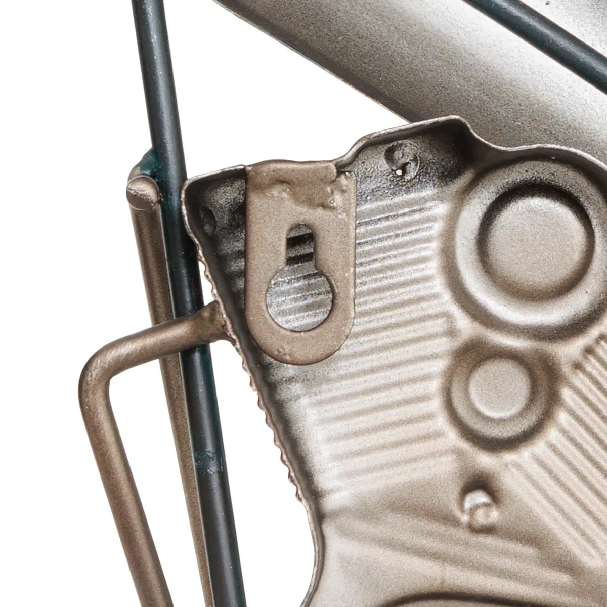 Horloge Neils vert 43,5x23cm