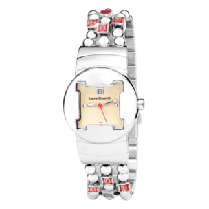 Reloj Laura Biagiotti LB0049L-BG Mujer Analogico Cuarzo con Correa de Acero