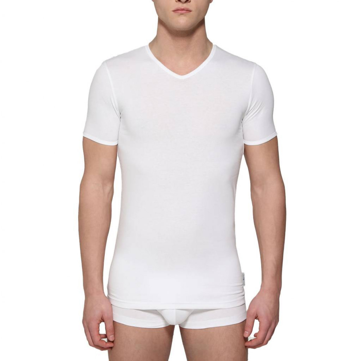 CAMISETA BIKKEMBERGS UNDERWEAR 2-PACK HOMBRE V-NECK UNDERSHIRT