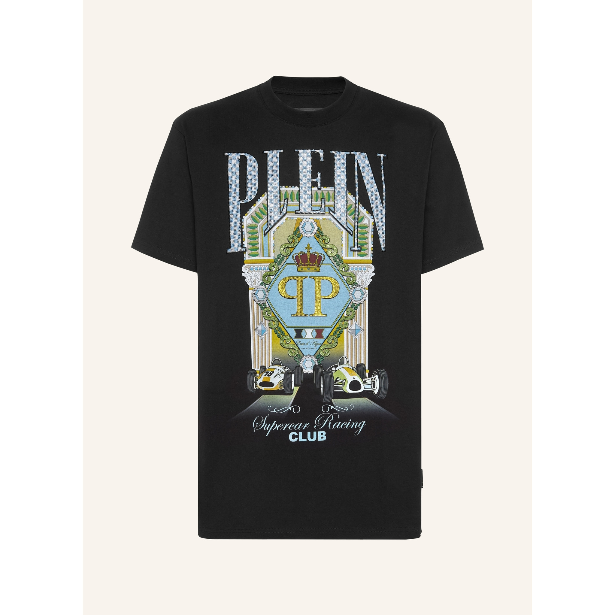 PHILIPP PLEIN Camiseta Cuello Redondo RACING