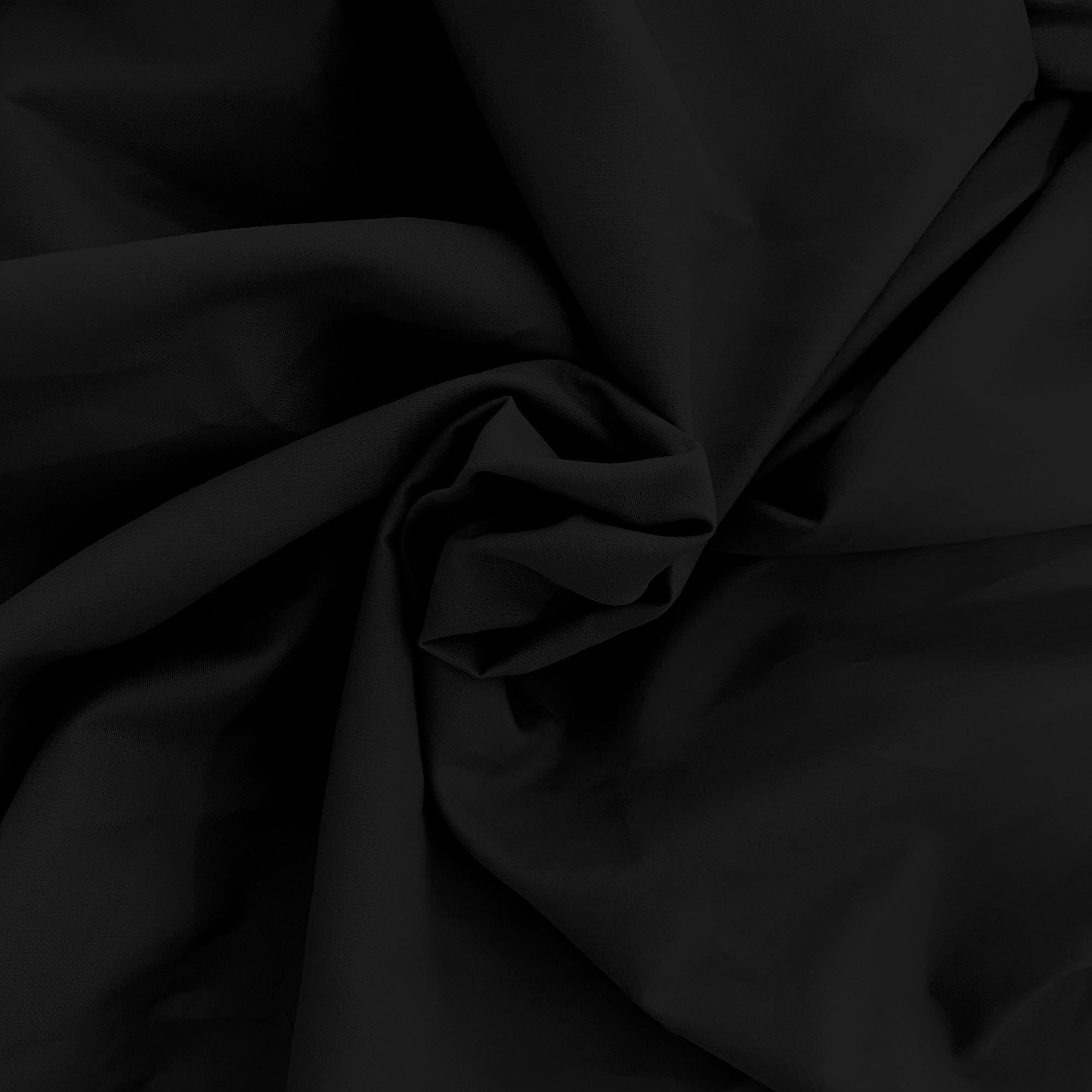 LENZUOLO SOTTO CON ANGOLI 35CM ELEGANT MICROFIBRA MADE IN ITALY - MATRIMONIALE MAXI NERO
