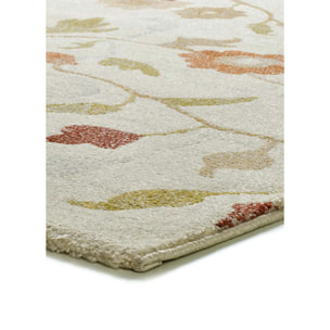 TAMARIS Alfombra motivos florales de pelo corto multicolor, varias medidas disponibles.