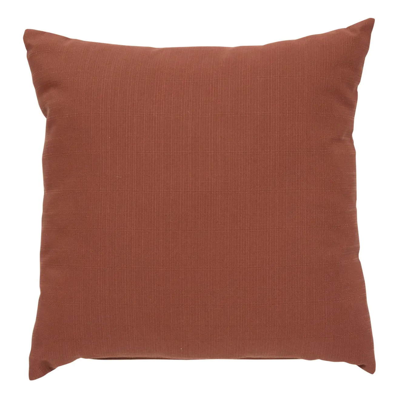 Coussin déco Korai acajou 40x40cm
