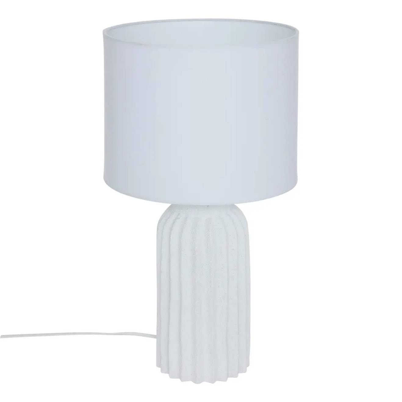 Lampe à poser Fernan blanc H50cm