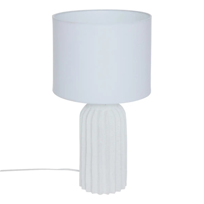 Lampe à poser Fernan blanc H50cm