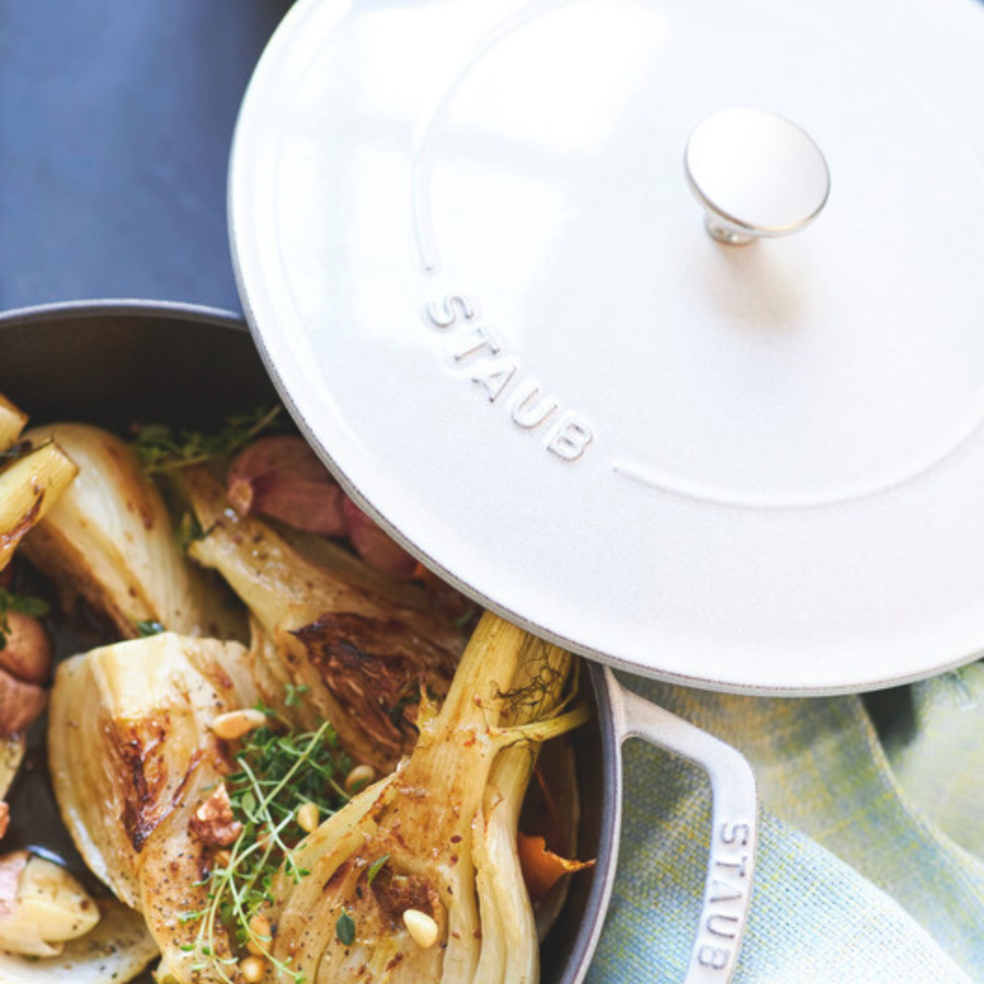 Sauteuse Chistera, 24 cm, Truffe blanche