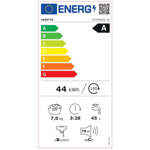 Lave linge top VEDETTE VT37026Q