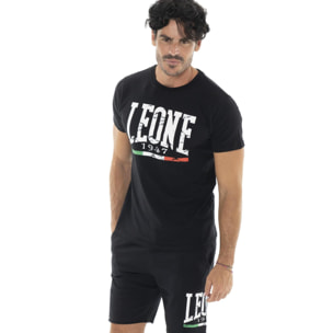 Completo set da uomo composto da t-shirt e pantaloncini vintage Leone Basic