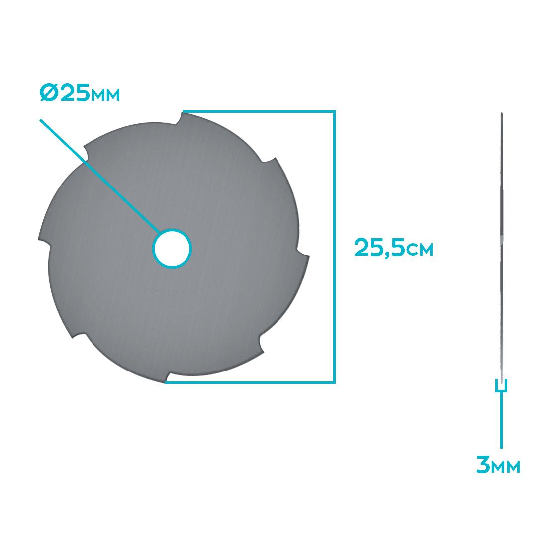 Disco per decespugliatore a 8 denti