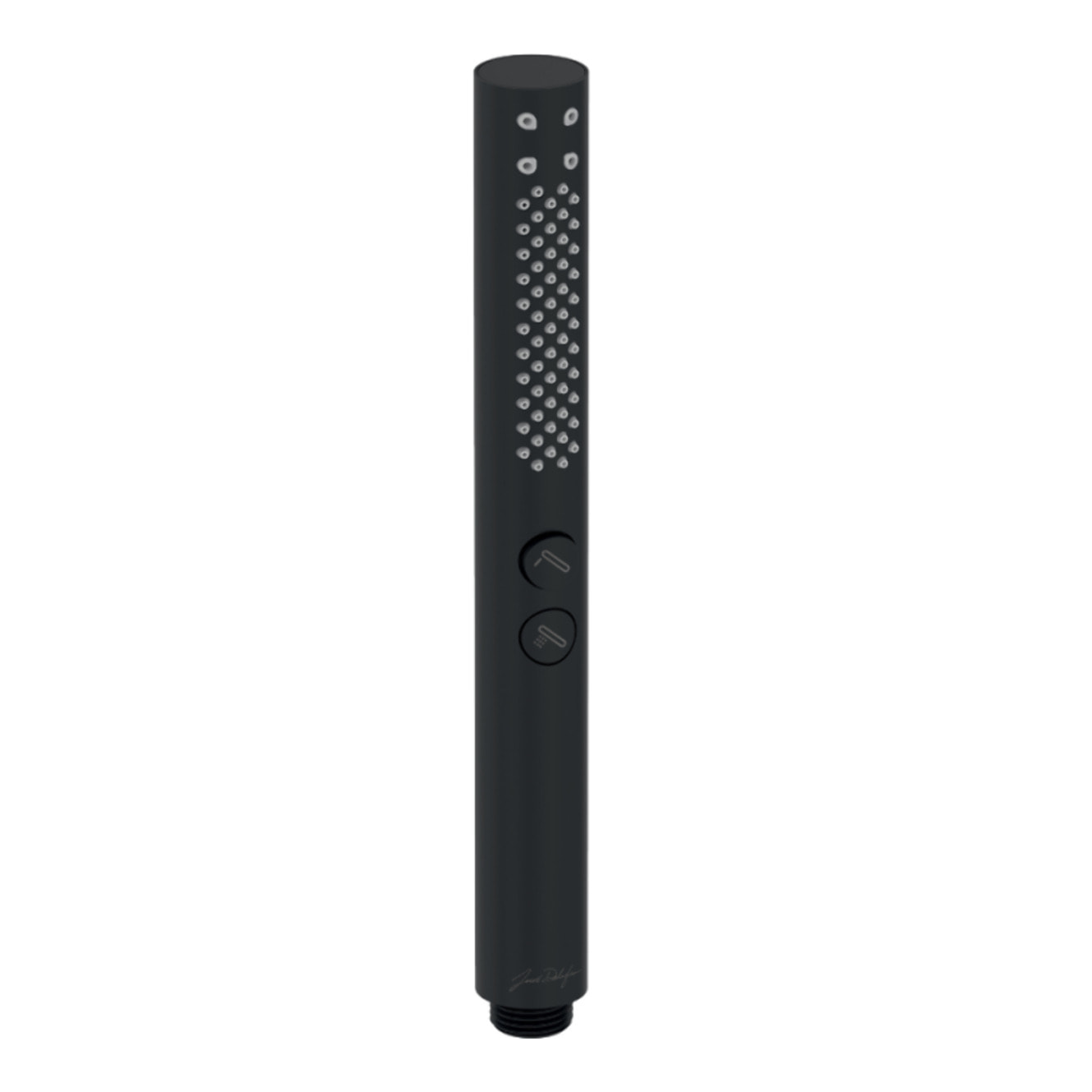 Pommeau de douche Shift+ rond 2 jets noir mat