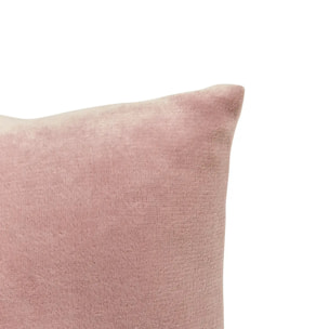 Coussin Ollis rose blush H38x38cm