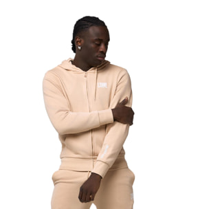 Tuta da uomo con Felpe con cappuccio e zip e pantalone non felpata Leone Basic