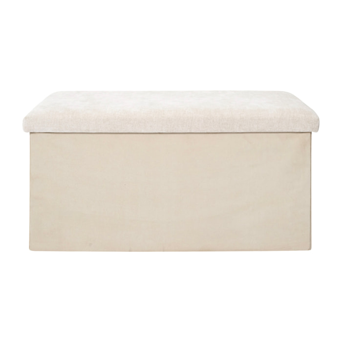 Coffre Banc Pliable Emilia Beige
