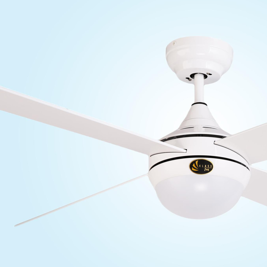 Ventilador de Techo ø122 cm con LED y Wifi Reversible Hypersilence RIAICA KLASSFAN