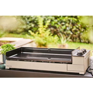 Plancha gaz FORGE ADOUR Premium Acier 75 NG noir gris 3 brûleurs à poser, 73.2x40.9 cm