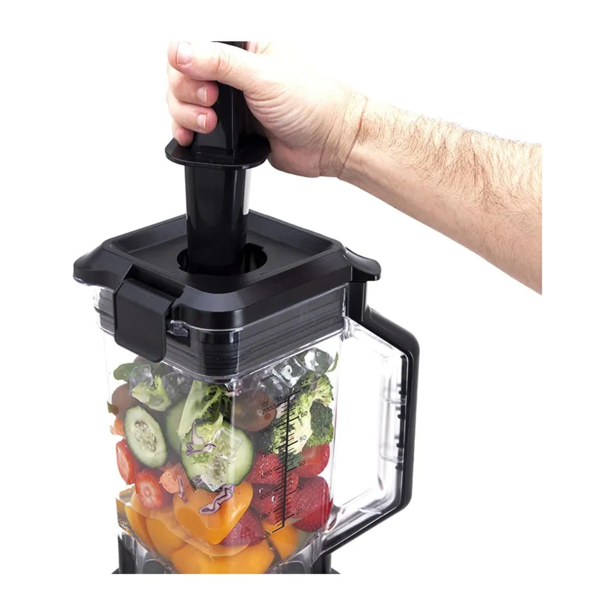 Batidora de vaso electrónica JATA BT1056 de 2000 W. Pica hielo. Capacidad: 2 litros