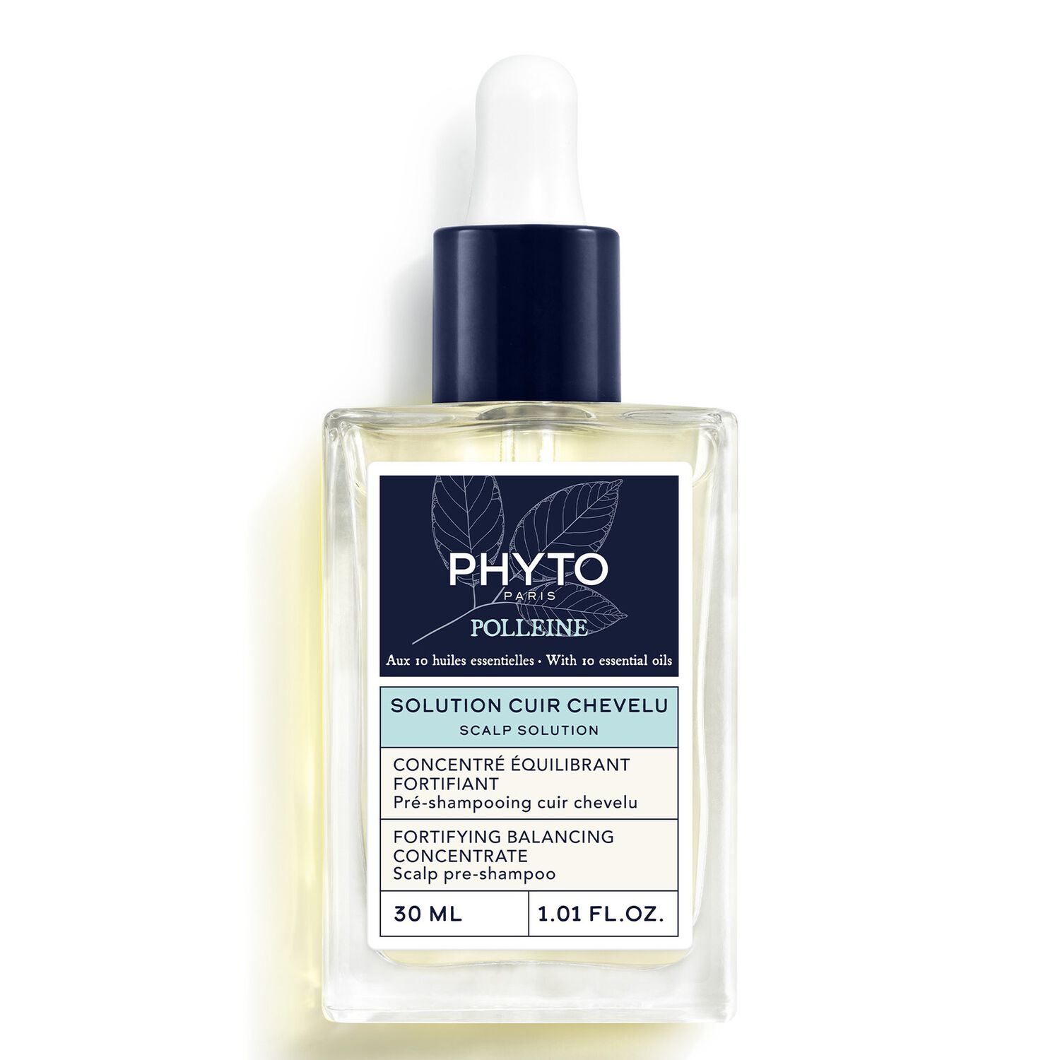 Polleine Concentré Équilibrant Fortifiant - Pré-Shampooing Cuir Chevelu 30 ml