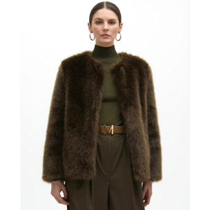 Cappotto in pelliccia corta