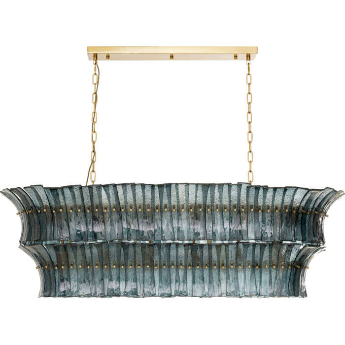 Suspension Venezia bleue 130cm Kare Design